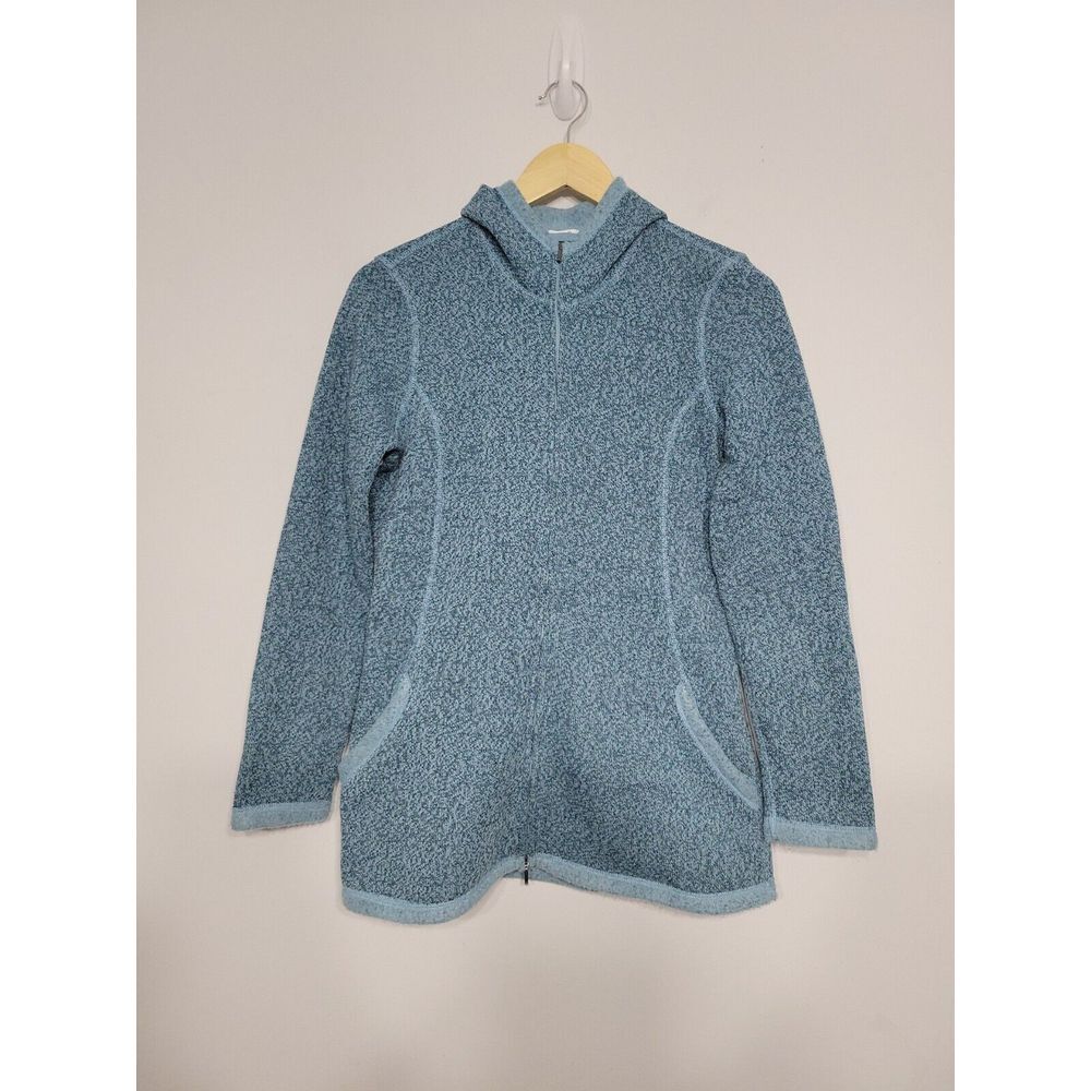 J‎ Jill PureJill Women's Jacket Size XS Blue Fleece Hoodie